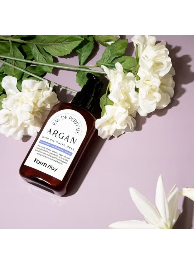 farm stayargan hair oil white musk