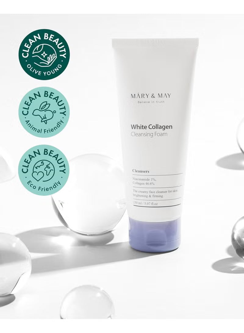 MARY & MAY white collagen cleansing foam 150ml