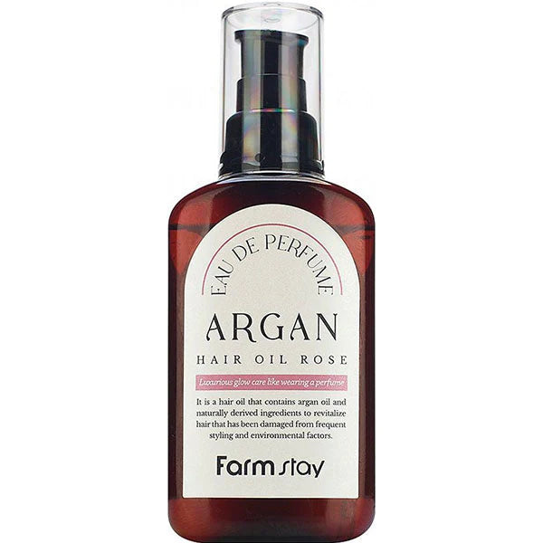 farm stay argan hair oil rose
