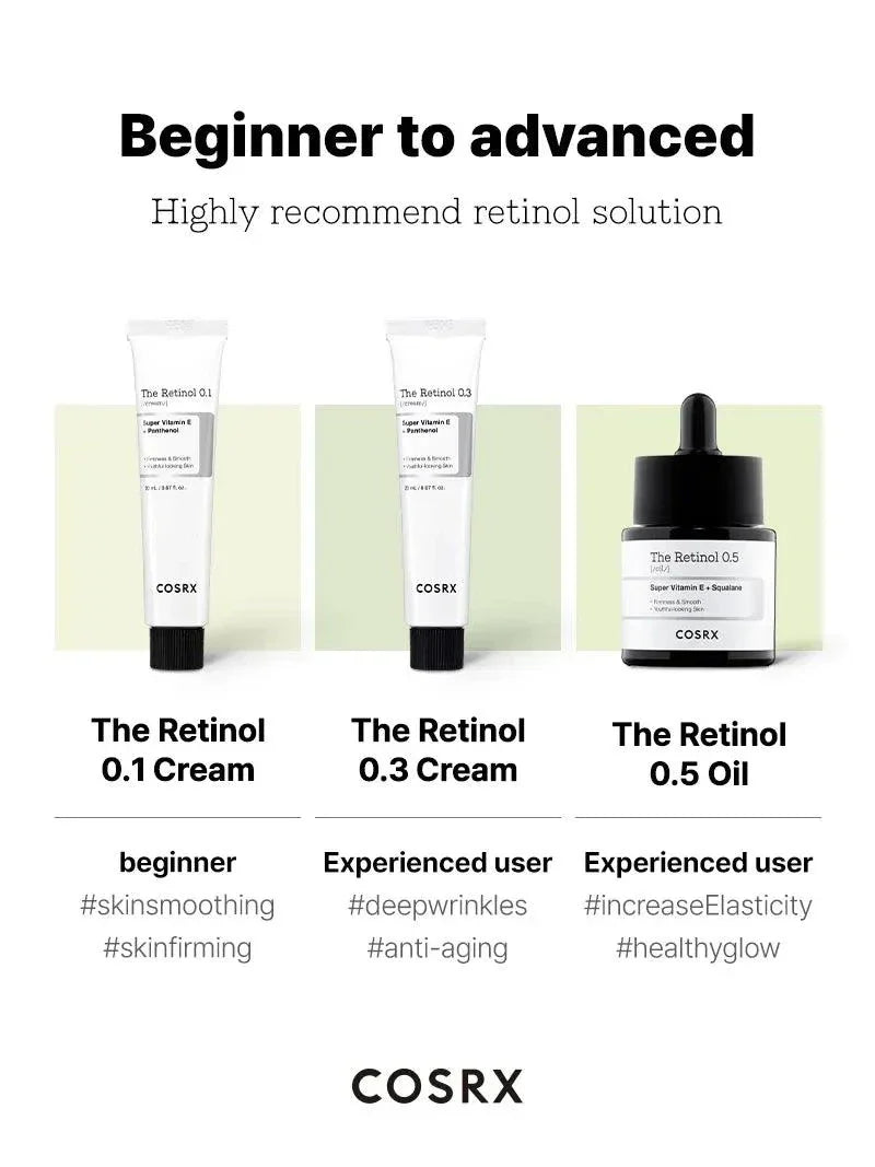 COSRX The Retinol 0.5 Oil Super Vitamin E+ Squalane 20ml