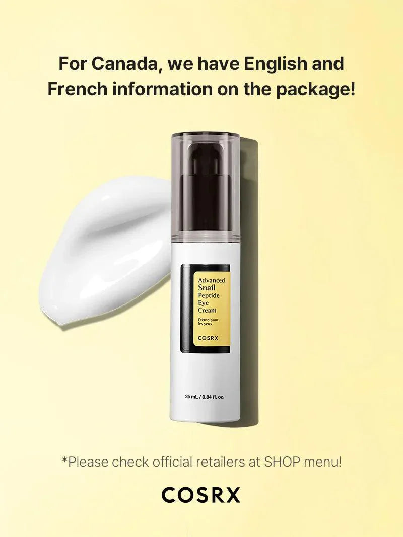 COSRX Advanced Snail Peptide Eye Cream 25ml