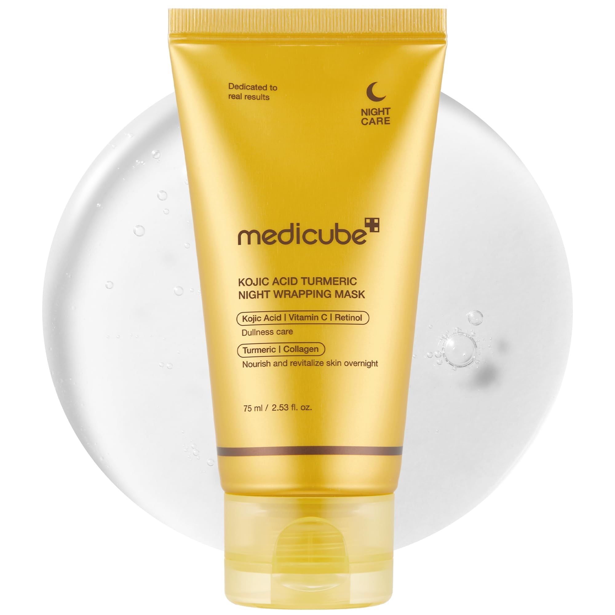 MEDICUBE Kojic Acid turmeric night wrapping mask