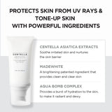 SKIN1004 Madagascar Centella Brightening Tone-Up Sunscreen Spf50+ Cream 50Ml
