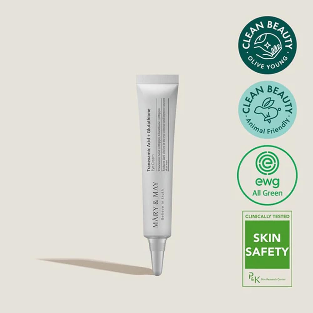 MARY & MAY Tranexamic Acid + Glutathione Eye Cream 12ml (mini size)