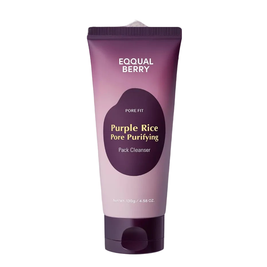 EQQUALBERRY purple rice pure purifying pack cleanser