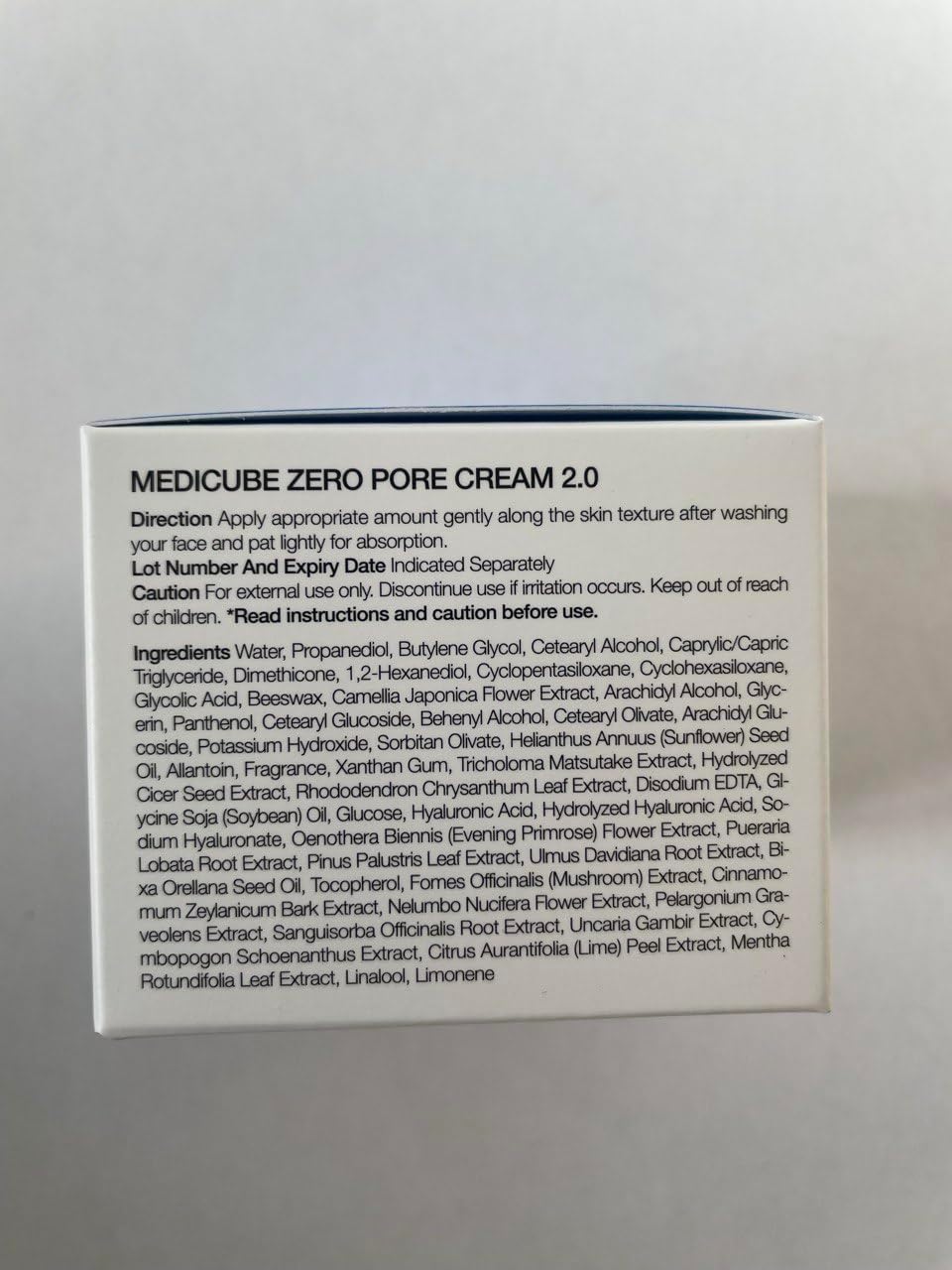 medicube zero pore cream 2.0 ( 50 ml)