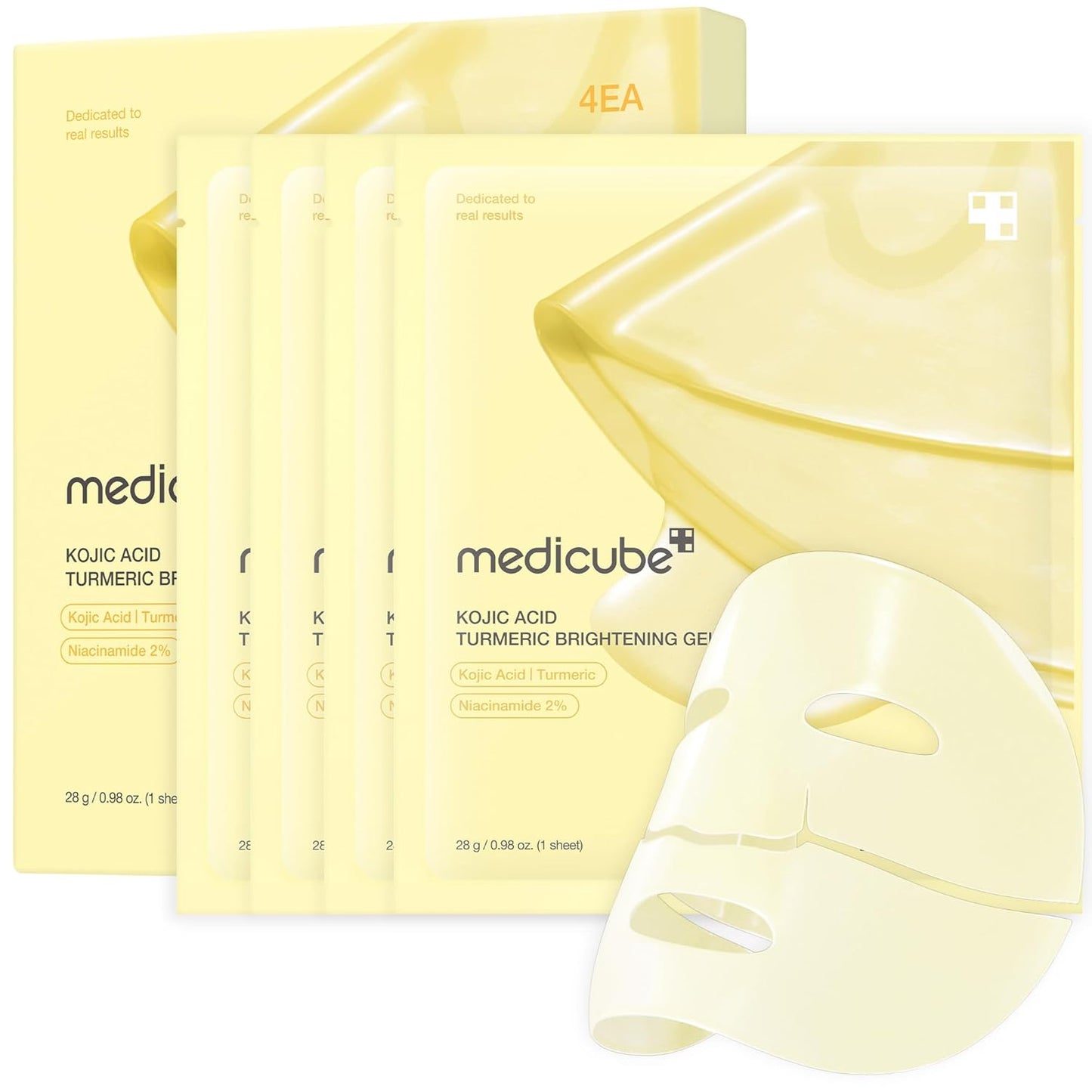 MEDICUBE Kojic Acid Turmeric Brightening Gel Mask (1PC)