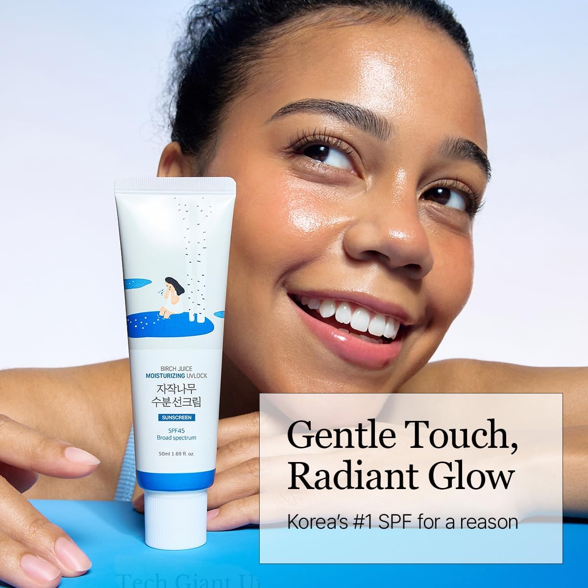 Birch juice moisturizing sunscreen spf 50+ pA++++ (50ml)