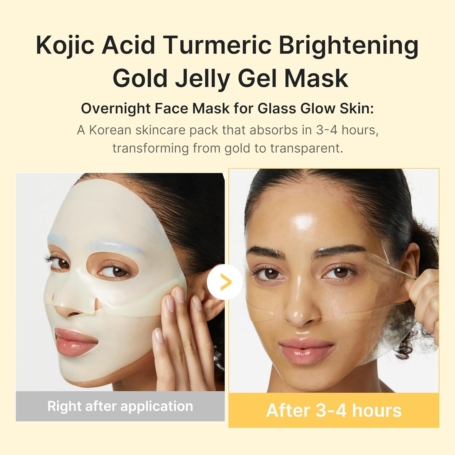 MEDICUBE Kojic Acid Turmeric Brightening Gel Mask (1PC)