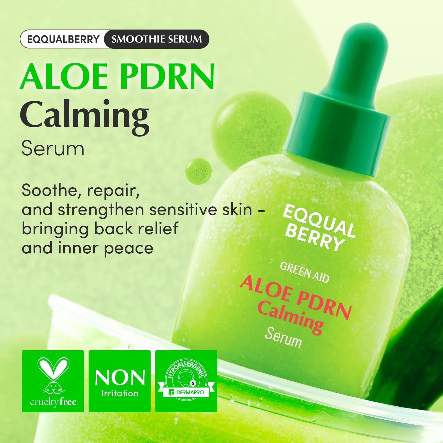 EQQUAL BERRY ALOE PDRN calming serum