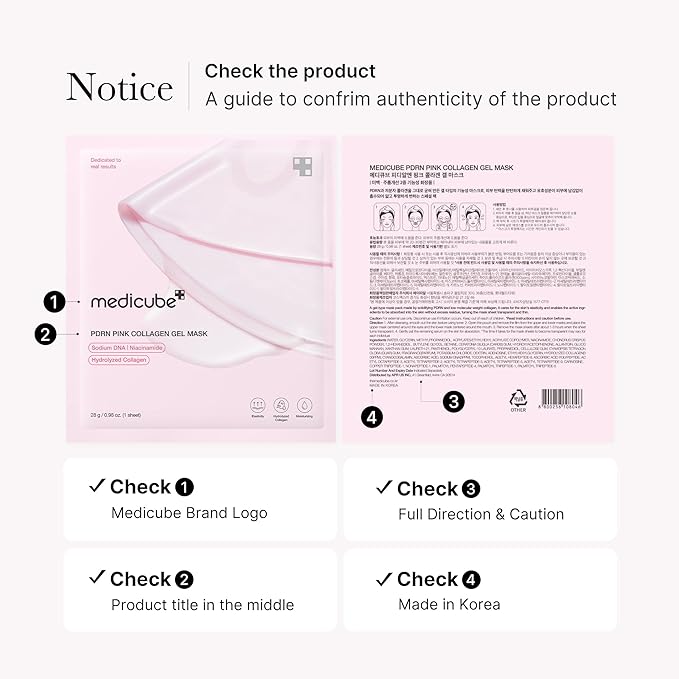 Medicube PDRN  pink collagen gel mask