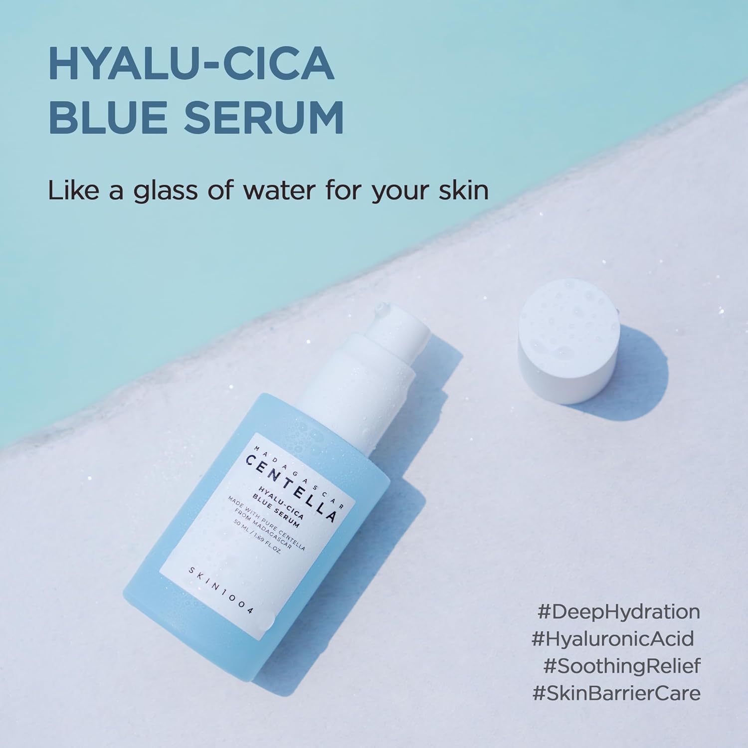 SKIN1004 Madagascar Centella Hyalu-Cica Blue Serum-50ml
