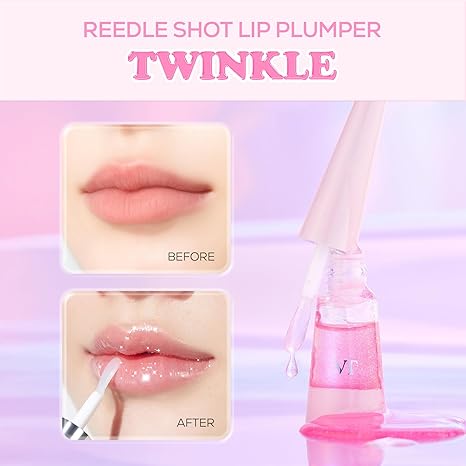 Vt cosmetics Reedle shot lip plumper usage pink