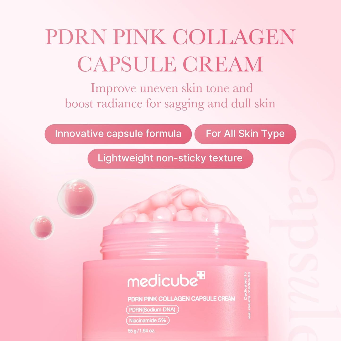 Medicube PDRN collagen capsule cream 55g