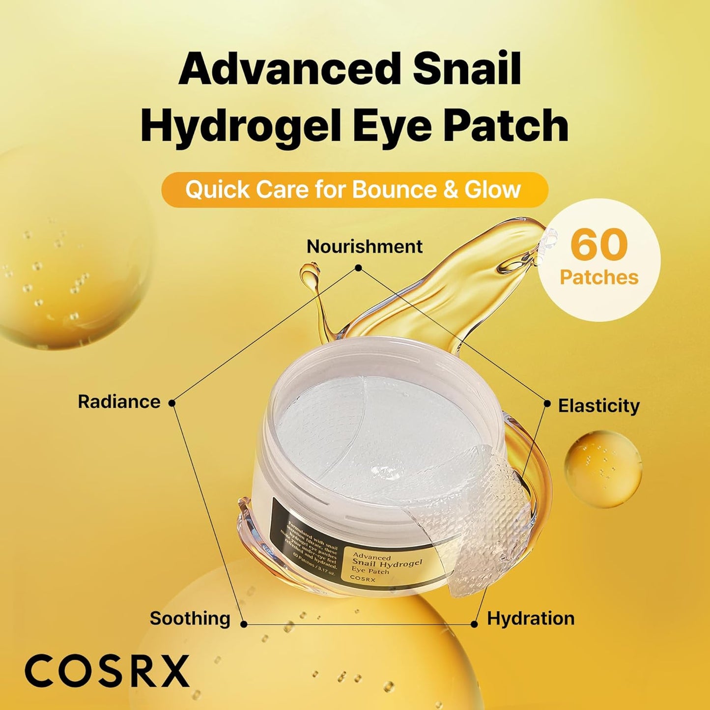 COSRX Advanced Snail Hydrogel Eye Patch 60 Patches