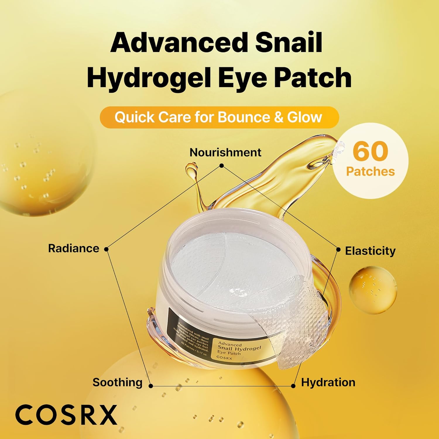 COSRX Advanced Snail Hydrogel Eye Patch 60 Patches