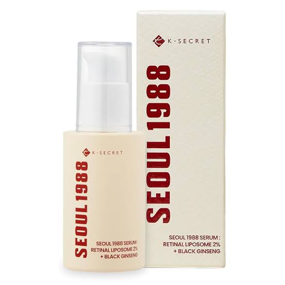 K-SECRET SEOUL 1988 Serum : Retinal Liposome 2% + black ginseng 50ml