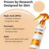 Dr melaxin peel shot exfoliating Kojic acid turmeric spray 200 ml