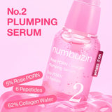 Numbuzin NO . 2 rose PDRN collagen plumping serum