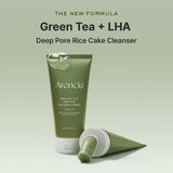 Arencia green tea + LHA deep pore rice care cleanser 150ml