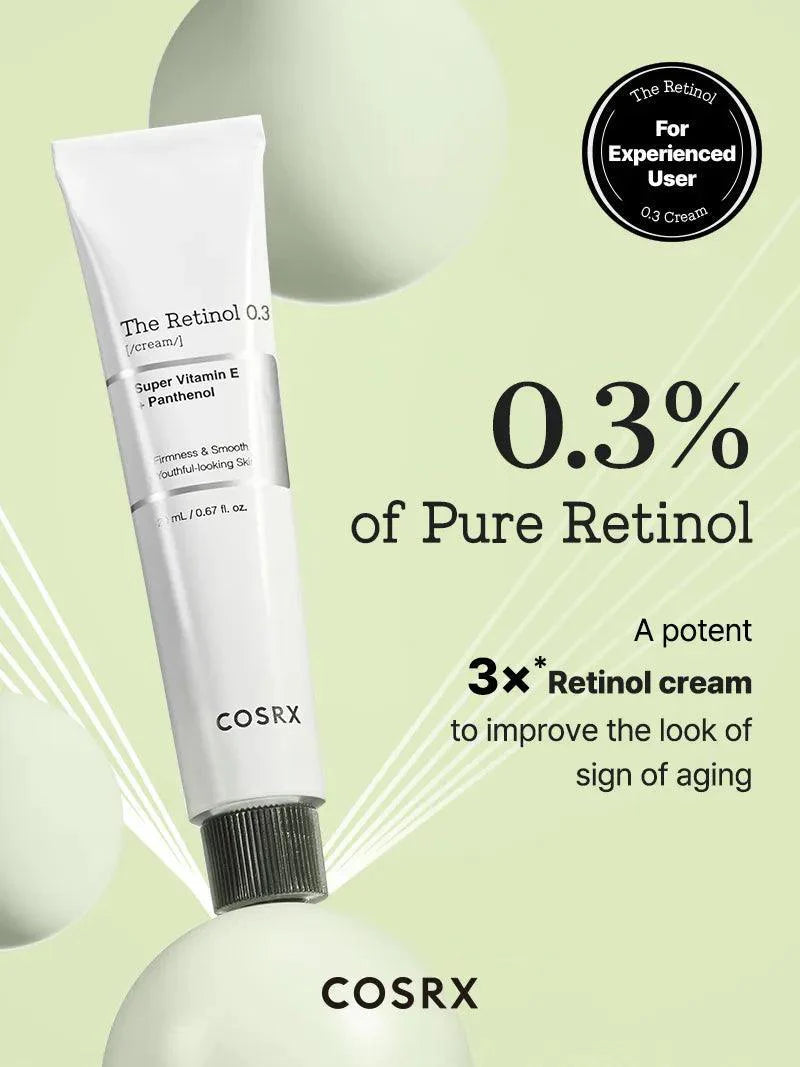 Cosrx The Retinol 0.3 Super Vit E + Panthenol