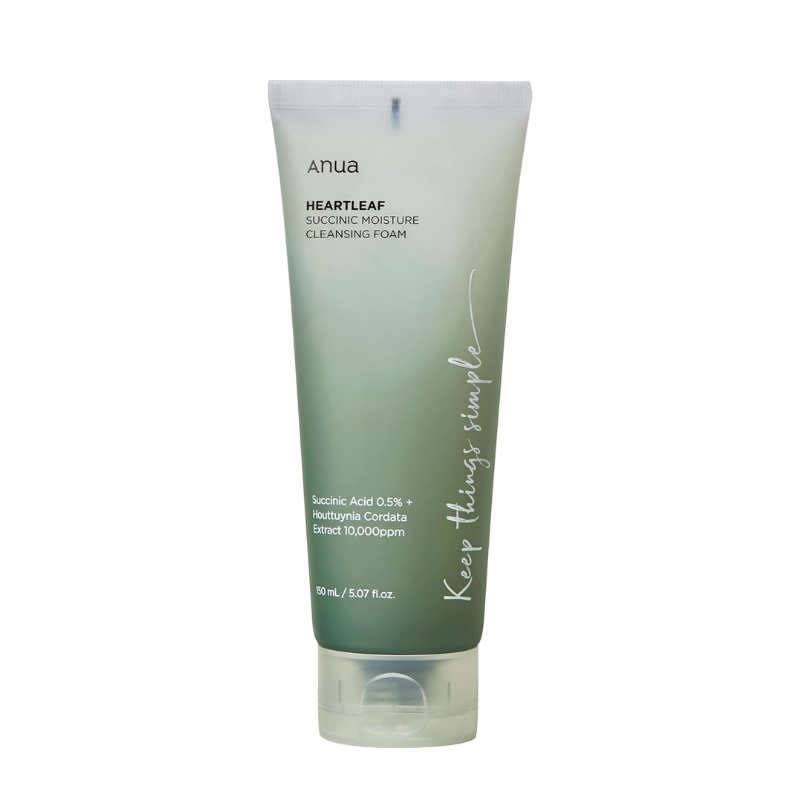 Anua Heartleaf succinic acid moisture cleansing foam (150 ml )