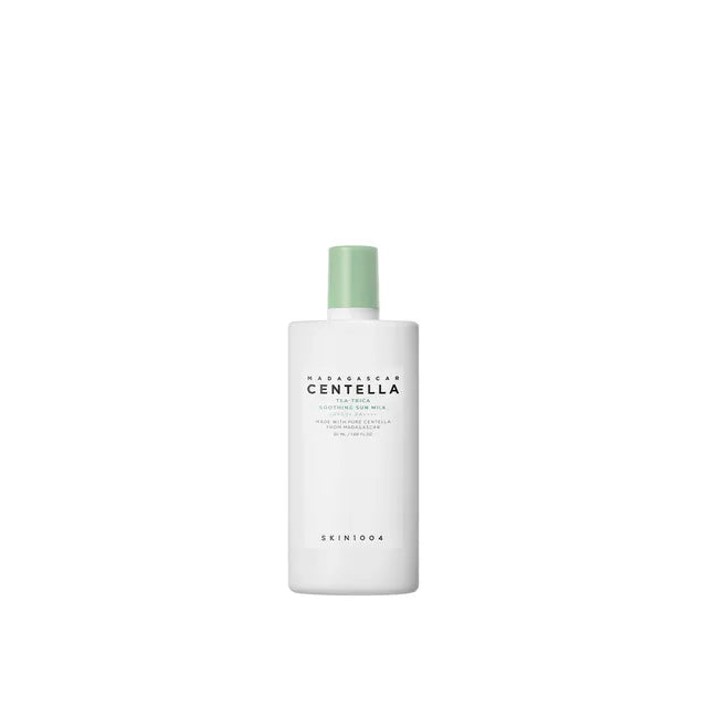 Skin 1004 Madagascar centella tea trica soothing sun milk spf 50 ++++