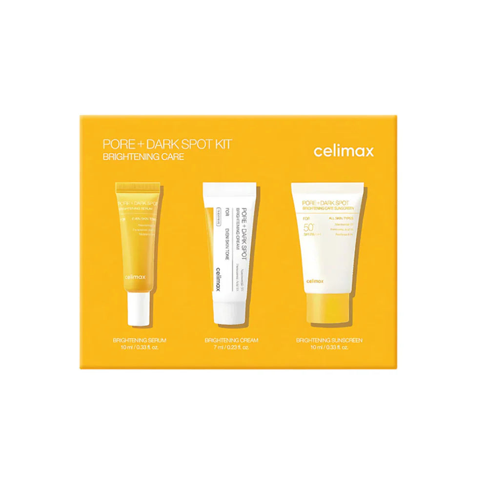 Celimax pore+ dark spot brightening kit