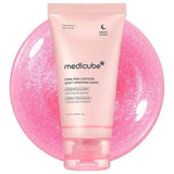 Medicube PDRN pink caffeine night wrapping mask