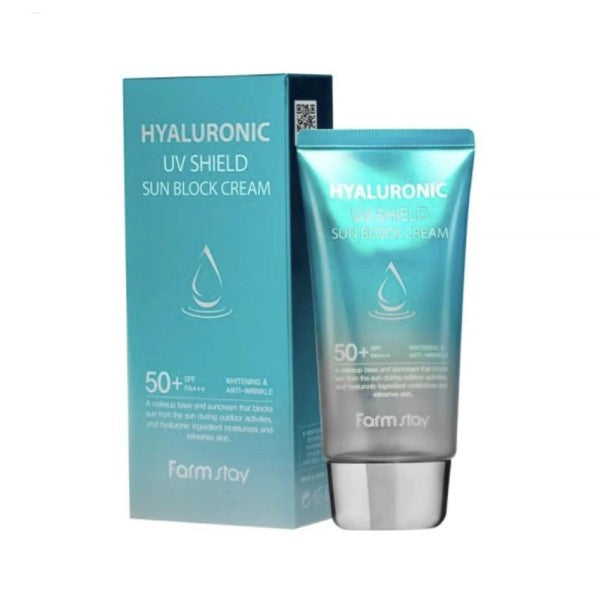 Farm stay Hyaluronic uv shield sun block cream spf 50 +++