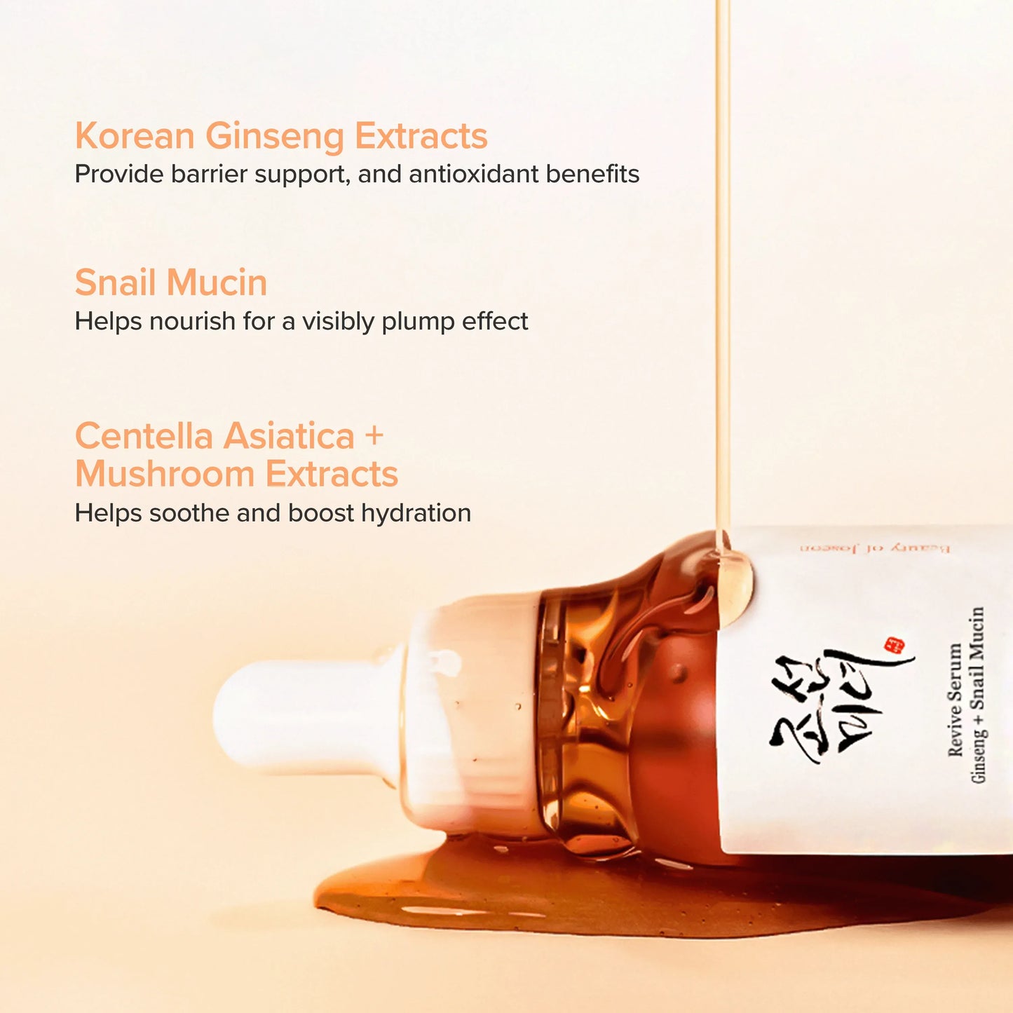 Beauty Of Johseon Revive Serum Ginseng + Snail Mucin