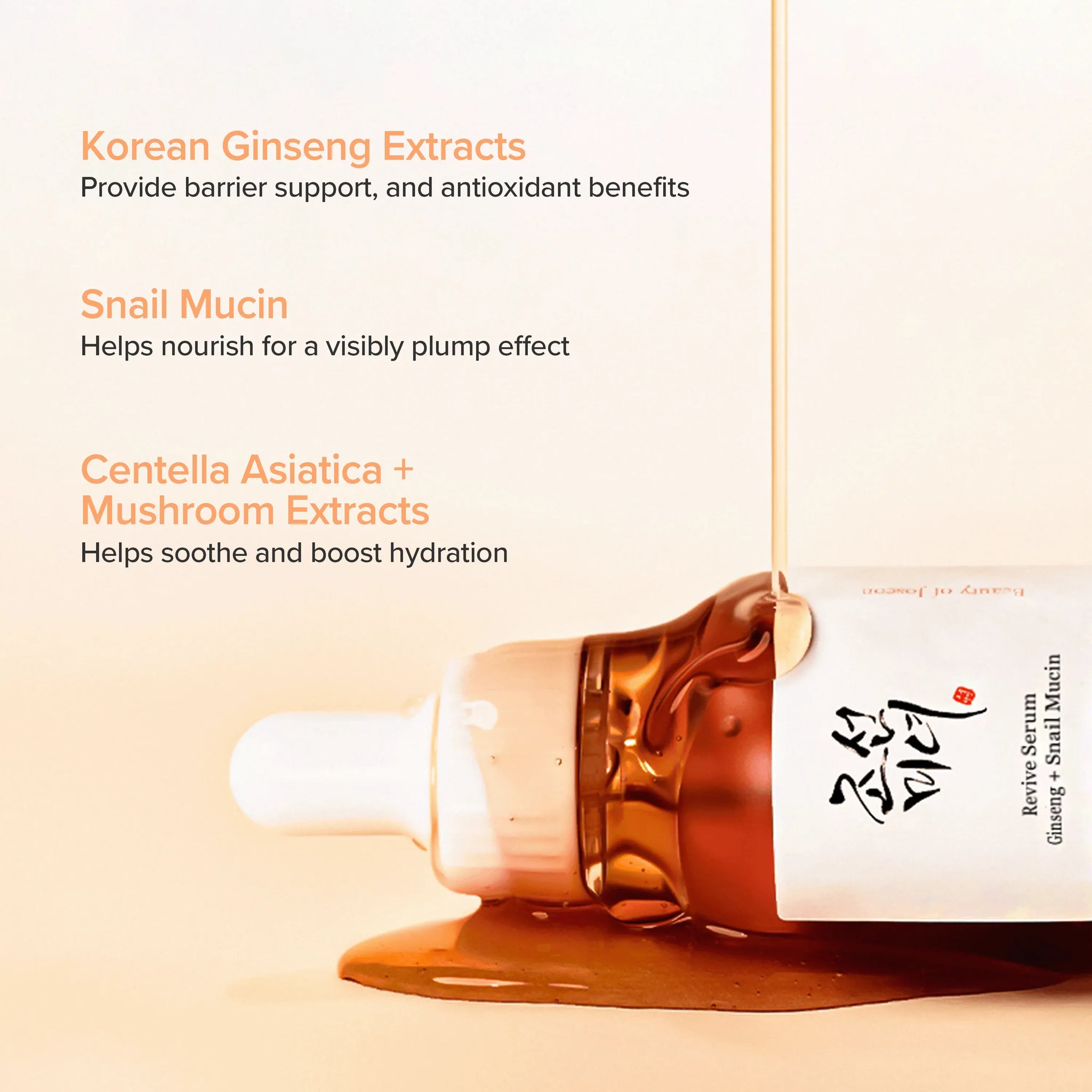 Beauty Of Johseon Revive Serum Ginseng + Snail Mucin